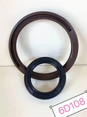 مهر و موم روغن جلو میل لنگ 6D108 S6K 6D34 6D31 6D95 برای موتور بیل مکانیکی