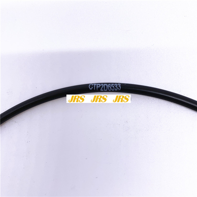 2D6533 ORING BACK UP BLACK RUBBER NBR70 90 برای آب بند سیلندر هیدرولیک لودر